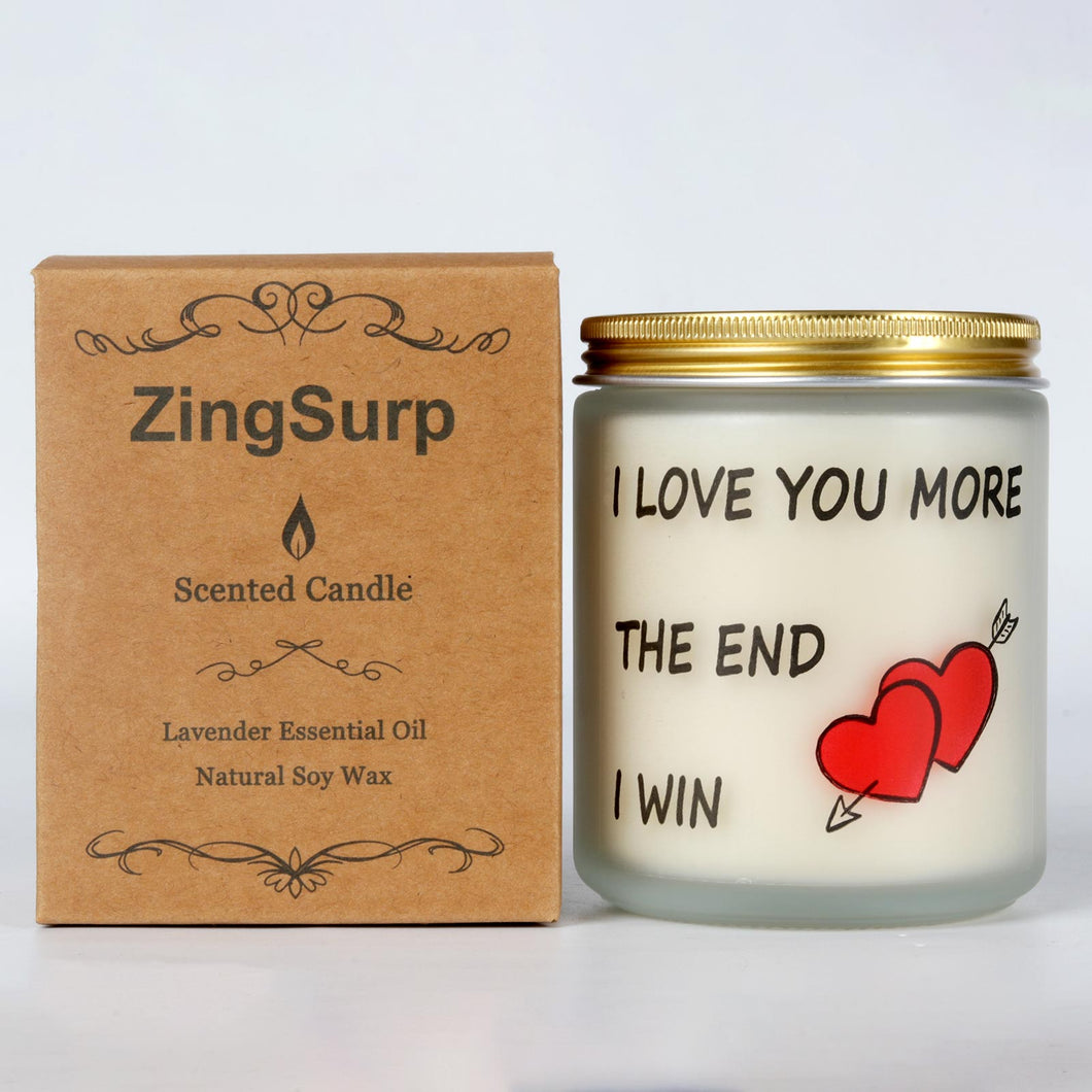 ZingSurp Wife Gifts, I Love You Candle Gifts for Wife Valentines Day Birthday from Husband