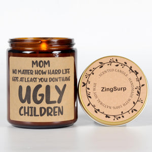 ZingSurp Scented Candle for Mom, Mom Birthday Gifts, Mothers Day Gifts for Mom Candle