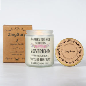 ZingSurp Scented Candle for Mother in Law, Mothers Day Gifts for Mother in Law Candle, Mother in Law Birthday Gifts