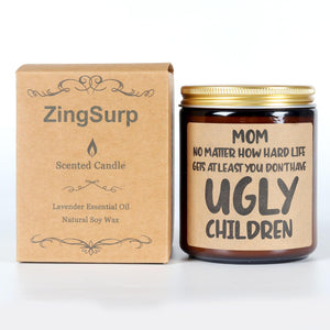 ZingSurp Scented Candle for Mom, Mom Birthday Gifts, Mothers Day Gifts for Mom Candle