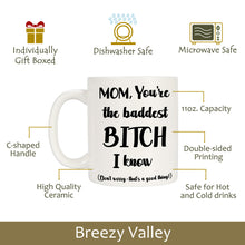 Load image into Gallery viewer, Breezy Valley Best Mom Dad Gifts, Fathers Mothers Day Gifts for Mom Dad Birthday Gifts from Daughter Son - Dad Mom Gifts for Christmas Presents Parents Gift, Funny Mom Dad Coffee Mugs, Being Your Child is Gift 11oz
